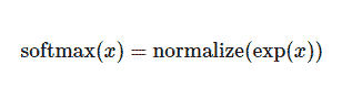 Softmax-normalize